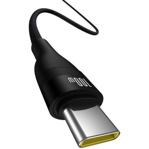 Кабель Baseus Flash 2 Charging Cable, USB Type-A to USB Type-C, 100W, 1м, Cluster Black (P10311804111-00)