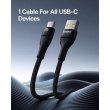 Кабель Baseus Flash 2 Charging Cable, USB Type-A to USB Type-C, 100W, 1м, Cluster Black (P10311804111-00)