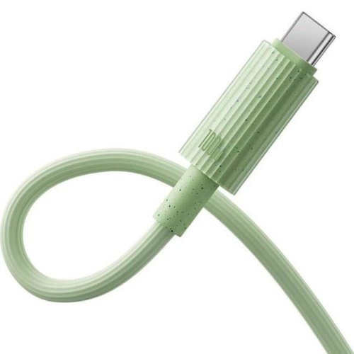 Кабель Baseus Habitat Series Fast Charging Cable, USB Type-A to USB Type-C, 100W, 2м, Natural Green (P10360203631-01)