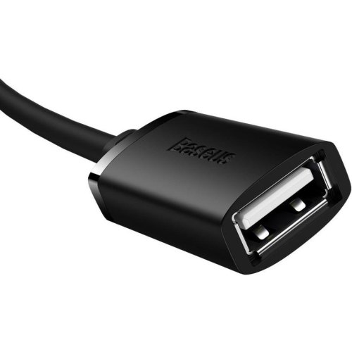 Кабель-подовжувач Baseus AirJoy Series, USB Type-A (M) to USB Type-A (F), USB 2.0, 0.5м, Cluster Black