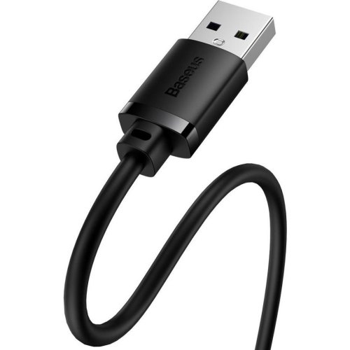 Кабель-подовжувач Baseus AirJoy Series, USB Type-A (M) to USB Type-A (F), USB 2.0, 0.5м, Cluster Black