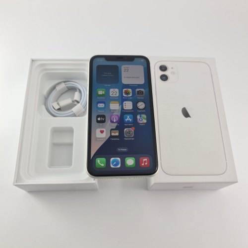 Смартфон iPhone 11 128GB White, Model A2221 USED **
