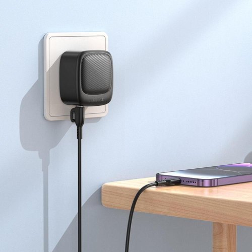 Мережевий зарядний пристрій Borofone BAS23A Lucky, PD 30W, 1xUSB Type-C/2xUSB Type-A, EU, Black (6941991109386)