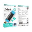 Кардрідер Borofone DH9 Wisdom 2-in-1, USB Type-A/USB Type-C 3.0, Black/Blue (6941991112416)