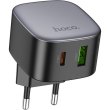 Мережевий зарядний пристрій Hoco CS32A Rise, PD 20W, QC 3.0, Black (6942007617451)