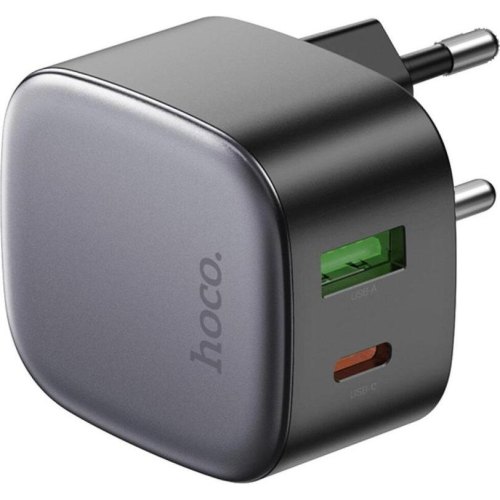Мережевий зарядний пристрій Hoco CS32A Rise, PD 20W, QC 3.0, Black (6942007617451)