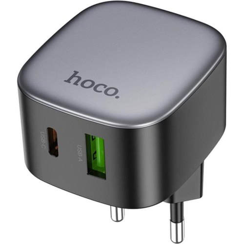Мережевий зарядний пристрій Hoco CS32A Rise, PD 20W, QC 3.0, Black (6942007617451)