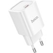 Мережевий зарядний пристрій Hoco C148A Charm, PD 30W, EU, White (6942007630306)