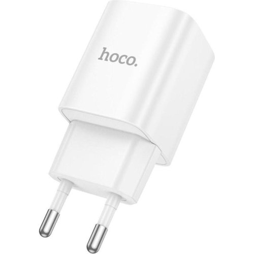 Мережевий зарядний пристрій Hoco C148A Charm, PD 30W, EU, White (6942007630306)