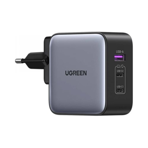 Мережевий зарядний пристрій Ugreen CD296, 3-Port, GaN, 65W (UGR-90409)