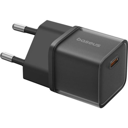 Мережевий зарядний пристрій Baseus GaN5S Fast Charger, USB Type-C, 20W, EU, Cluster Black (P10162503113-00)