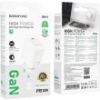 Мережевий зарядний пристрій Borofone BN26 Fuente, PD 20W, кабель USB Type-C to USB Type-C, EU, White (6941991120251)