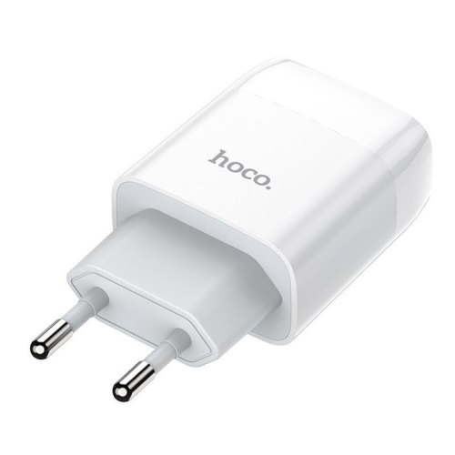 Мережевий зарядний пристрій Hoco C73A Glorious, кабель Micro USB, 12W, White (6931474713063)