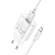 Мережевий зарядний пристрій Hoco C109A Fighter, QC 3.0, кабель Micro USB, White (6931474784827)
