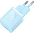 Мережевий зарядний пристрій Baseus GaN5 Fast Charger (mini), USB Type-C, 30W, EU, Blue (CCGN070603)