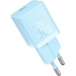 Мережевий зарядний пристрій Baseus GaN5 Fast Charger (mini), USB Type-C, 30W, EU, Blue (CCGN070603)