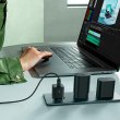 Мережевий зарядний пристрій Baseus GaN5 Fast Charger (mini), USB Type-C, 25W, кабель в комплекті, EU, Cluster Black (P10110909113-01)