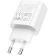 Мережевий зарядний пристрій Borofone BA82A Platinum, PD 25W, EU, White (6941991112256)