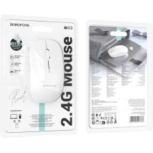 Миша бездротова Borofone BG14 Planet, 2.4ГГц, White (6941991113383)