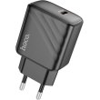 Мережевий зарядний пристрій Hoco CS22A Value, PD 30W, Black (6942007609913)