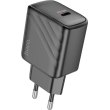 Мережевий зарядний пристрій Hoco CS22A Value, PD 30W, Black (6942007609913)