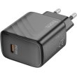 Мережевий зарядний пристрій Hoco CS22A Value, PD 30W, Black (6942007609913)