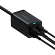 Мережевий зарядний пристрій Baseus GaN3 Pro Desktop Fast Charger, 2xUSB Type-A/2xUSB Type-C, 100W, EU, Black (CCGP000101)