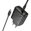 Мережевий зарядний пристрій Hoco CS27A Supply, 3xUSB Type-C/1xUSB Type-A, PD 67W, кабель USB Type-C to USB Type-C, EU, Black (6942007639842)