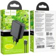Мережевий зарядний пристрій Hoco CS27A Supply, 3xUSB Type-C/1xUSB Type-A, PD 67W, кабель USB Type-C to USB Type-C, EU, Black (6942007639842)