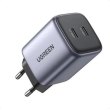 Мережевий зарядний пристрій Ugreen CD294 Nexode, 45W, EU, Space Gray, (UGR-90573)