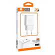 Мережевий зарядний пристрій WUW C189, 2xUSB Type-C, PD 20W, Yellow/White (C189YW)