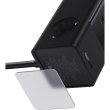 Мережевий зарядний пристрій Baseus PowerCombo Tower Power Strip, 2xAC/2xUSB Type-A/2xUSB Type-C, 100W, 1.5м, EU, Cluster Black (E00023609113-00)