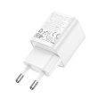 Мережевий зарядний пристрій Hoco C147A Charm, PD 20W, QC 3.0, EU, White (6942007630276)