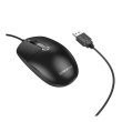 Миша дротова Borofone BG17 Morning, Black (6941991119125)