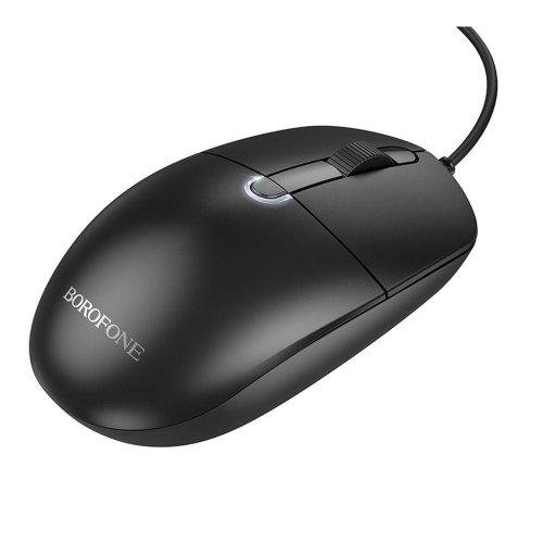 Миша дротова Borofone BG17 Morning, Black (6941991119125)