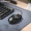 Миша дротова Borofone BG17 Morning, Black (6941991119125)