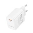 Мережевий зарядний пристрій Borofone BN26 Fuente, PD 20W, EU, White (6941991120237)