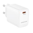 Мережевий зарядний пристрій Borofone BN26 Fuente, PD 20W, EU, White (6941991120237)