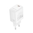 Мережевий зарядний пристрій Borofone BN26 Fuente, PD 20W, EU, White (6941991120237)