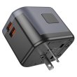 Мережевий зарядний пристрій Borofone BAC13 Leader, 1xUSB Type-C/2xUSB Type-A, PD 20W, Black (6941991117169)