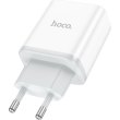 Мережевий зарядний пристрій Hoco C105A Stage, PD 20W, QC 3.0, White (6931474782946)