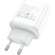 Мережевий зарядний пристрій Hoco C105A Stage, PD 20W, QC 3.0, White (6931474782946)