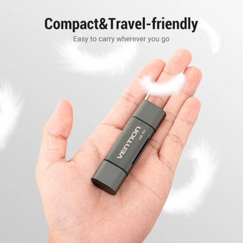 Кардрідер Vention, USB 3.0, Gray (CCHH0)