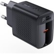 Мережевий зарядний пристрій ACEFAST A82, USB Type-C, PD 20W, GaN, Black (6974316283232)