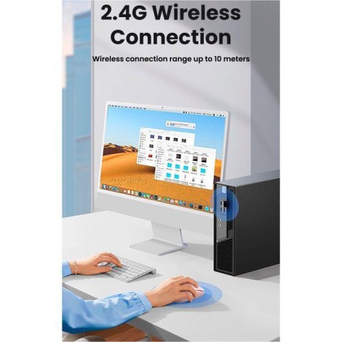 Миша бездротова Ugreen, 2.4ГГц, Cherry Pink (UGR-90686)