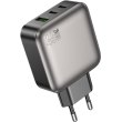 Мережевий зарядний пристрій Borofone BAS56A Absolute, 2xUSB Type-C/1xUSB Type-A, PD 45W, EU, Black (6941991116261)