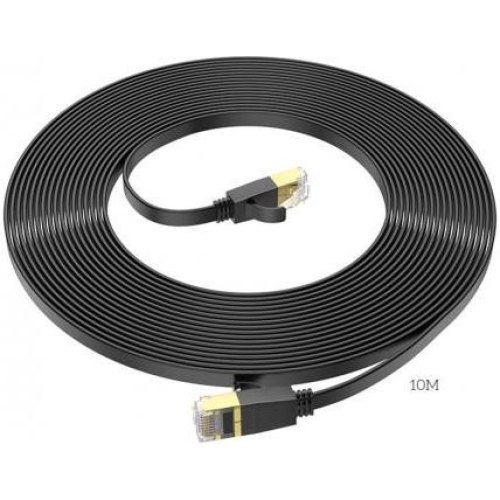 Патч-корд Hoco US07 General, 10м, Black (6931474780713)