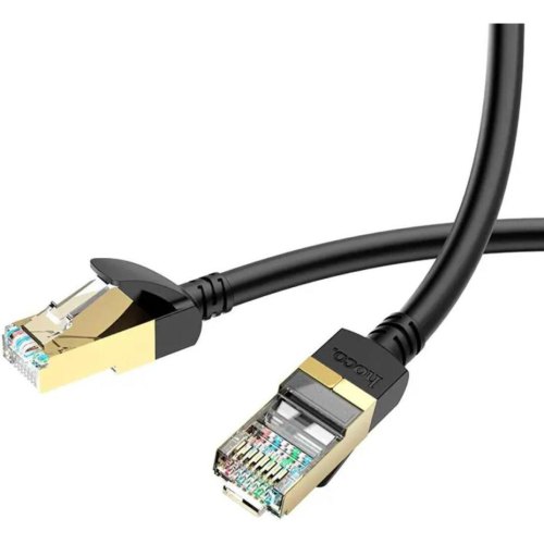 Патч-корд Hoco US02, 3м, Black (6931474761965)