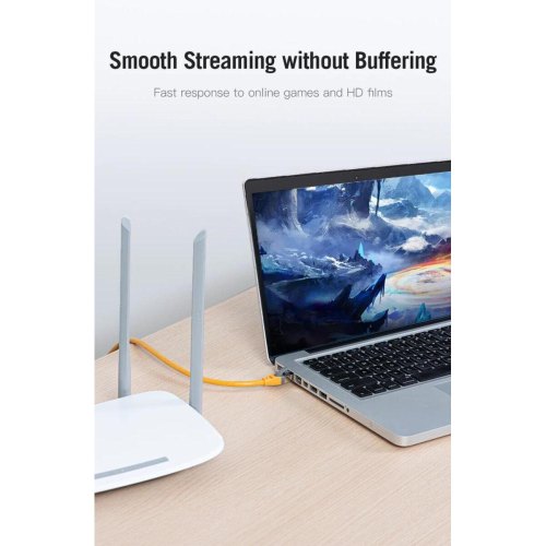 Патч-корд Vention, Cat.6A, SFTP, 3м, Yellow (IBHYI)