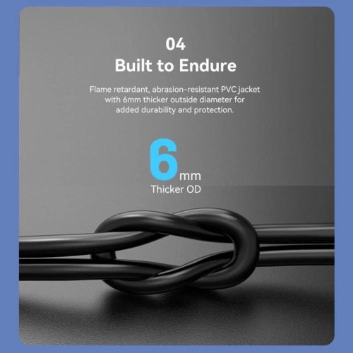 Патч-корд Vention Flat, Cat.6, UTP, 0.75м, Black (IBABE)